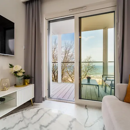 Zlota Perla Z Widokiem Na Morze By Perlowa Przystan Rent Apartamento Sianożęty