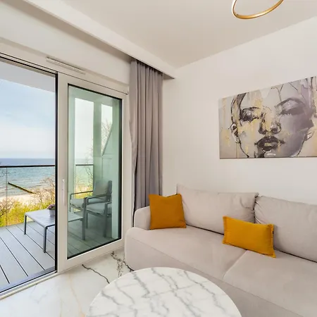 דירה Zlota Perla Z Widokiem Na Morze By Perlowa Przystan Rent סיאנוז'טי