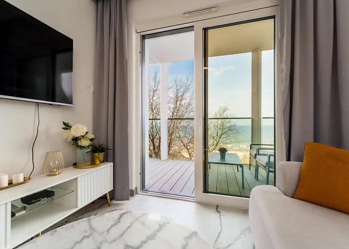 Zlota Perla Z Widokiem Na Morze By Perlowa Przystan Rent Apartman Sianozety